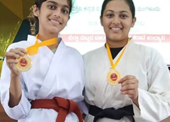 ಕರಾಟೆ ಪಂದ್ಯಾಟದಲ್ಲಿ ವಿವೇಕಾನಂದ ಪ.ಪೂ ಕಾಲೇಜಿನ ಸನ್ಮಯ ಮತ್ತು ಪ್ರತೀಕ್ಷಾ ರಾಜ್ಯ ಮಟ್ಟಕ್ಕೆ ಆಯ್ಕೆ