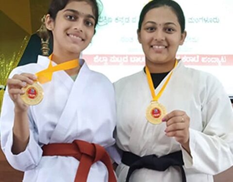 ಕರಾಟೆ ಪಂದ್ಯಾಟದಲ್ಲಿ ವಿವೇಕಾನಂದ ಪ.ಪೂ ಕಾಲೇಜಿನ ಸನ್ಮಯ ಮತ್ತು ಪ್ರತೀಕ್ಷಾ ರಾಜ್ಯ ಮಟ್ಟಕ್ಕೆ ಆಯ್ಕೆ