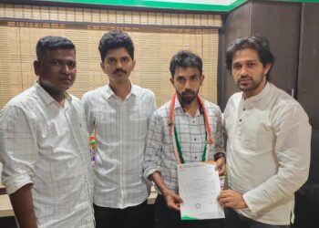 ವಿಟ್ಲ-ಉಪ್ಪಿನಂಗಡಿ ಬ್ಲಾಕ್ ಯುವ ಕಾಂಗ್ರೆಸ್ ಸಮಿತಿಯ ಹಂಗಾಮಿ ಅಧ್ಯಕ್ಷರಾಗಿ ಮೊಹಮ್ಮದ್ ಫಾರೂಕ್ ನೇಮಕ