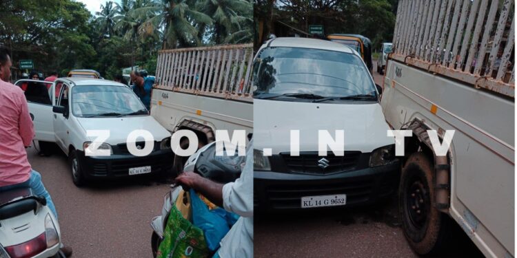 ವಿಟ್ಲ: ಕಾರು-ಪಿಕಪ್ ನಡುವೆ ಡಿಕ್ಕಿ: ಕಾರಿನ ಮುಂಭಾಗಕ್ಕೆ ಹಾನಿ..!!