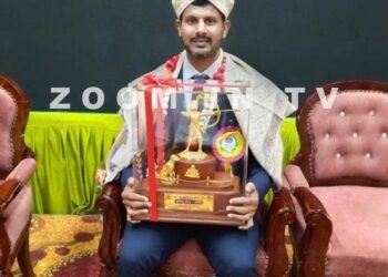 ಕ್ರೀಡಾ ಕ್ಷೇತ್ರದಲ್ಲಿ ಅತ್ಯುನ್ನತ ಸಾಧನೆ: ‘ಏಕಲವ್ಯ ಪ್ರಶಸ್ತಿ’ ಸ್ವೀಕರಿಸಿದ ‘ಪ್ರಶಾಂತ್ ರೈ ಕೈಕಾರ’