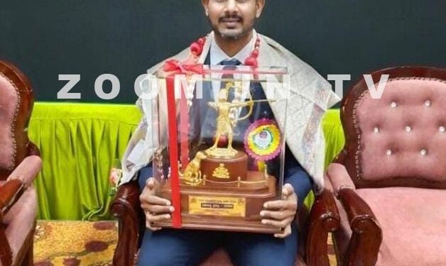 ಕ್ರೀಡಾ ಕ್ಷೇತ್ರದಲ್ಲಿ ಅತ್ಯುನ್ನತ ಸಾಧನೆ: ‘ಏಕಲವ್ಯ ಪ್ರಶಸ್ತಿ’ ಸ್ವೀಕರಿಸಿದ ‘ಪ್ರಶಾಂತ್ ರೈ ಕೈಕಾರ’