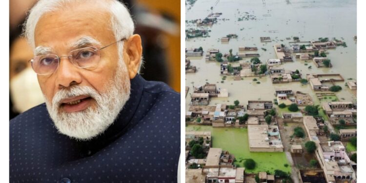 ಪ್ರವಾಹಕ್ಕೆ ನಲುಗಿದ ಪಾಕಿಸ್ತಾನ: ಶೀಘ್ರ ಸಹಜ ಸ್ಥಿತಿ ನೆಲೆಸುವಂತಾಗಲಿ ಎಂದ ಪ್ರಧಾನಿ ಮೋದಿ