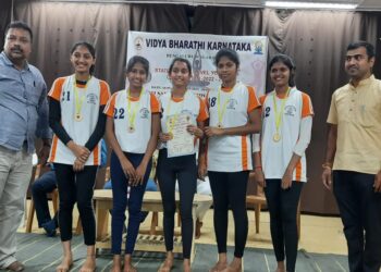 ಯೋಗಾಸನ ಸ್ಪರ್ಧೆಯಲ್ಲಿ ವಿವೇಕಾನಂದ ಪದವಿಪೂರ್ವಕಾಲೇಜಿನ ವಿದ್ಯಾರ್ಥಿಗಳು ರಾಷ್ಟ್ರ ಮಟ್ಟಕ್ಕೆ ಆಯ್ಕೆ