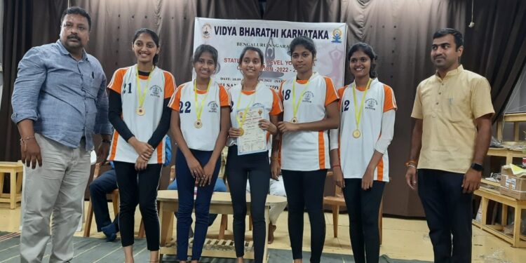 ಯೋಗಾಸನ ಸ್ಪರ್ಧೆಯಲ್ಲಿ ವಿವೇಕಾನಂದ ಪದವಿಪೂರ್ವಕಾಲೇಜಿನ ವಿದ್ಯಾರ್ಥಿಗಳು ರಾಷ್ಟ್ರ ಮಟ್ಟಕ್ಕೆ ಆಯ್ಕೆ