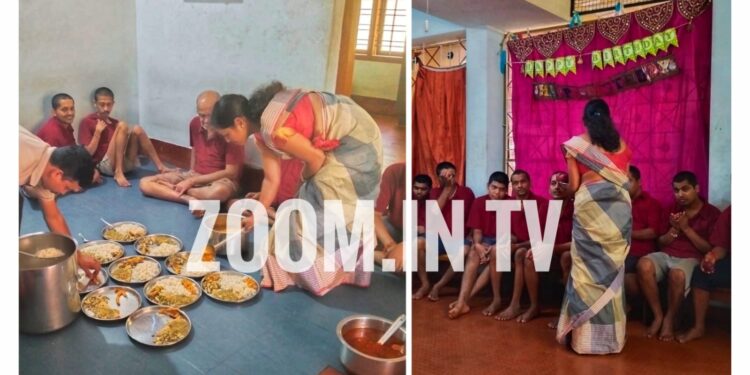 ಪ್ರವೀಣ್ ನೆಟ್ಟಾರು ಹುಟ್ಟುಹಬ್ಬದ ಅಂಗವಾಗಿ ಪತ್ನಿ ಮತ್ತು ಸ್ನೇಹಿತರಿಂದ  ಬಿರುಮಲೆ ಬೆಟ್ಟದಲ್ಲಿರುವ ಪ್ರಜ್ಞಾ ಆಶ್ರಮದಲ್ಲಿ ಅನ್ನಸಂತರ್ಪಣೆ..