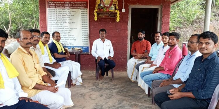 ಕುಕ್ಕಾಜೆ ಶ್ರೀ ಕಾಳಿಕಾಂಬ ಆಂಜನೇಯ ಕ್ಷೇತ್ರದ ಬ್ರಹ್ಮಕಲಶೋತ್ಸವದ ಹಿನ್ನೆಲೆ ಸಾಲೆತ್ತೂರು ವಲಯ ಸಮಿತಿ ರಚನೆ