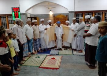 ಉಮ್ರಾ ಯಾತ್ರೆ ಕೈಗೊಳ್ಳುವ ಇಬ್ರಾಹಿಂ ರವರಿಗೆ ಸನ್ಮಾನ
