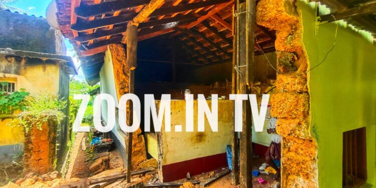 ಪುತ್ತೂರು: ಹಠಾತ್ ಕುಸಿದು ಬಿದ್ದ ಮನೆ : ಲಕ್ಷಾಂತರ ರೂ. ನಷ್ಟ