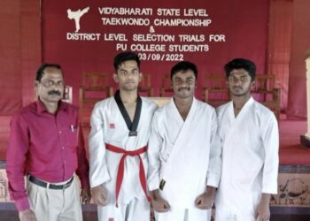 ತೈಕೊಂಡೊ ಸ್ಫರ್ಧೆಯಲ್ಲಿ  ವಿವೇಕಾನಂದ ಪ.ಪೂ ಕಾಲೇಜಿನ ಬಾಲಕರ ತಂಡ ರಾಜ್ಯ ಮಟ್ಟಕ್ಕೆ ಆಯ್ಕೆ
