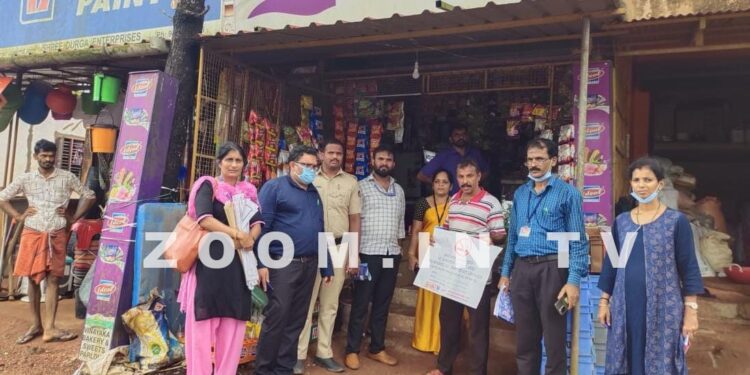 ಅಡ್ಯನಡ್ಕ: ಪರಿಸರದಲ್ಲಿ ನಿಯಮ ಮೀರಿ ತಂಬಾಕು ಮಾರಾಟ ಮಾಡುವ ಅಂಗಡಿಗಳಲ್ಲಿ ತಂಬಾಕು ನಿಯಂತ್ರಣ ಕಾಯ್ದೆ ಉಲ್ಲಂಘನೆ ವಿರುದ್ಧ ಕಾರ್ಯಾಚರಣೆ