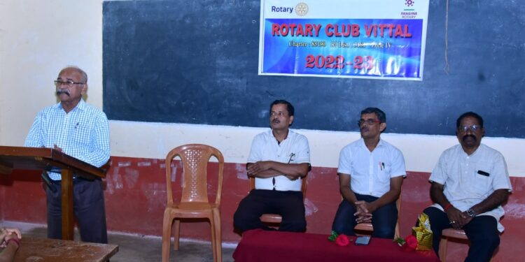 ವಿಟ್ಲ: ರೋಟರಿ ಕ್ಲಬ್ ವತಿಯಿಂದ ವಿಠಲ ಪದವಿ ಪೂರ್ವ ಕಾಲೇಜಿನ ವಿದ್ಯಾರ್ಥಿಗಳಿಗೆ ಜಲ ಸಂರಕ್ಷಣಾ ಮಾಹಿತಿ ಕಾರ್ಯಕ್ರಮ
