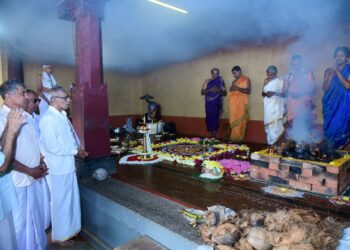 ವಿಟ್ಲ: ಶ್ರೀಪಂಚಲಿಂಗೇಶ್ವರ ದೇವಸ್ಥಾನದಲ್ಲಿ ‘ಕದಳೀಯಾಗ’