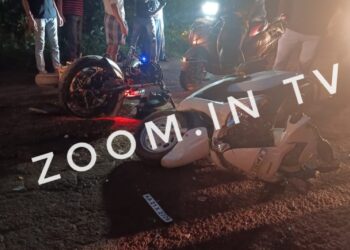 ವಿಟ್ಲ: ಬೈಕ್-ಆಕ್ಟಿವಾ ನಡುವೆ ಡಿಕ್ಕಿ : ಸವಾರರಿಬ್ಬರಿಗೆ ಗಾಯ