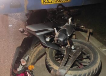 ಮಿತ್ತೂರು: ಬೈಕ್ ಮತ್ತು ಕೆ.ಎಸ್.ಆರ್.ಟಿ.ಸಿ ಬಸ್ ನಡುವೆ ಡಿಕ್ಕಿ : ದ್ವಿಚಕ್ರ ವಾಹನ ಸವಾರನಿಗೆ ಗಾಯ..!!