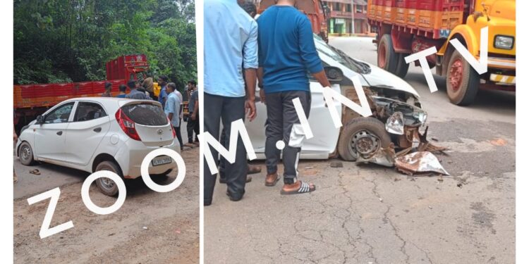 ವಿಟ್ಲ: ಓವರ್ ಟೇಕ್ ಮಾಡುವ ಭರದಲ್ಲಿ ಲಾರಿಗೆ ಡಿಕ್ಕಿ ಹೊಡೆದ ಕಾರು :; ಇಬ್ಬರಿಗೆ ಗಾಯ ಆಸ್ಪತ್ರೆಗೆ ದಾಖಲು..!!