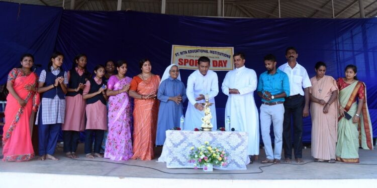 ಸೈಂಟ್ ರೀಟಾ ಆಂಗ್ಲ ಮಾಧ್ಯಮ ಶಾಲೆಯ ವಾರ್ಷಿಕ ಕ್ರೀಡಾಕೂಟ