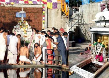 ತಲಕಾವೇರಿಯಲ್ಲಿ ತೀರ್ಥೋದ್ಭವಕ್ಕೆ ಕ್ಷಣಗಣನೆ: ಪೊಲೀಸರಿಂದ ಬಿಗಿ ಬಂದೋಬಸ್ತ್