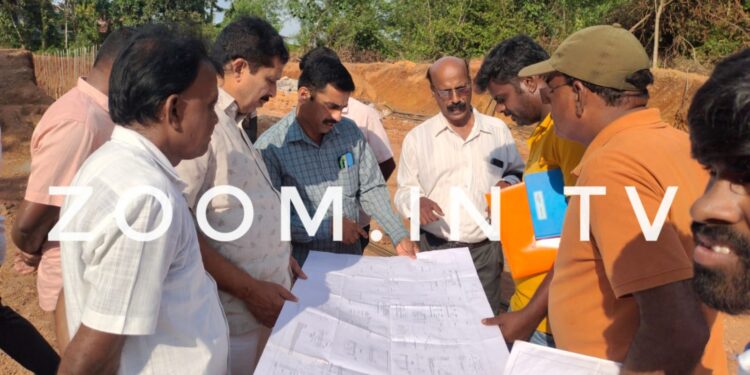 ಪುತ್ತೂರು: ಎಪಿಎಂಸಿ ರೈಲ್ವೇ ಅಂಡರ್ ಪಾಸ್ ಕಾಮಗಾರಿಯನ್ನು ವೀಕ್ಷಿಸಿದ ಶಾಸಕ ಸಂಜೀವ ಮಠಂದೂರು