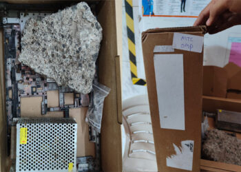 ಆರ್ಡರ್ ಮಾಡಿದ್ದು, ಲ್ಯಾಪ್ ಟಾಪ್ ಬಂದಿದ್ದು, ಕಲ್ಲು ಮತ್ತು ಇ-ತ್ಯಾಜ್ಯ..!!!