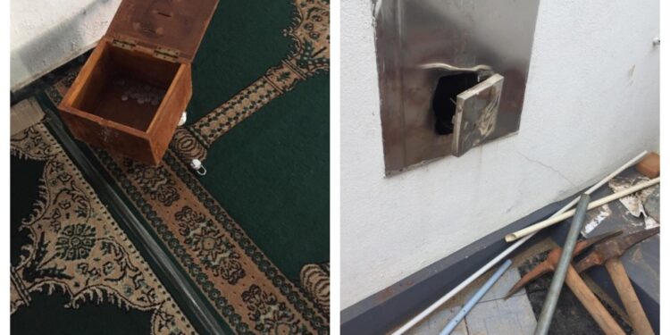 ಉಳ್ಳಾಲ: ಮಸೀದಿಗೆ ನುಗ್ಗಿ ನಗದು ದೋಚಿದ ಖದೀಮರು..!!