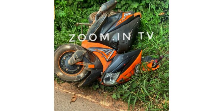 ಮಿತ್ತೂರು: ಕೆ.ಎಸ್.ಆರ್.ಟಿ.ಸಿ ಬಸ್ ಮತ್ತು ಆಕ್ಟಿವಾ ನಡುವೆ ಡಿಕ್ಕಿ..!!