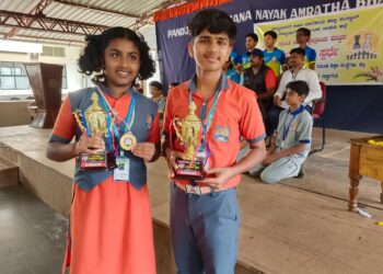ವಿದ್ಯಾಭಾರತಿ ಚೆಸ್ ಸ್ಪರ್ಧೆಯಲ್ಲಿ ಆಯುಷ್ ನರೇಂದ್ರ, ಕೃತಿ ರೈ ರಾಷ್ಟ್ರಮಟ್ಟಕ್ಕೆ ಆಯ್ಕೆ