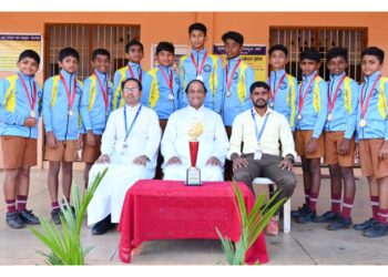 ಹ್ಯಾಂಡ್ ಬಾಲ್ ಪಂದ್ಯಾಟದಲ್ಲಿ ಬಂಟ್ವಾಳ ತಾಲೂಕಿನ ದೇವಮಾತ ಆಂಗ್ಲ ಮಾಧ್ಯಮ ಶಾಲೆ ರಾಜ್ಯ ಮಟ್ಟಕ್ಕೆ ಆಯ್ಕೆ