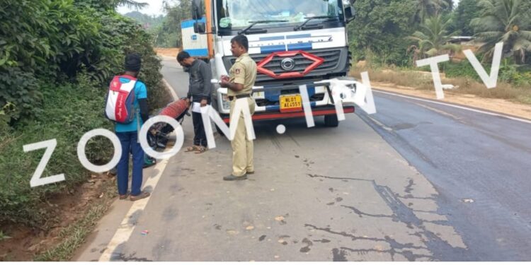 ಉಪ್ಪಿನಂಗಡಿ: ನೀರಕಟ್ಟೆ ಬಳಿ ಬೈಕ್-ಲಾರಿ ನಡುವೆ ಡಿಕ್ಕಿ..!!!