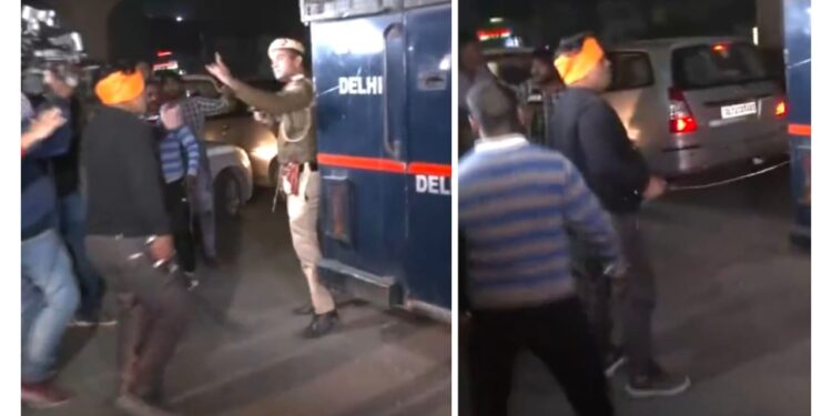 ದೆಹಲಿ: ಶ್ರದ್ಧಾ ಕೊಲೆ ಆರೋಪಿ ಅಫ್ತಾಬ್ ಪೂನಾವಾಲಾನನ್ನು ಕರೆದೊಯ್ಯತ್ತಿದ್ದ ಪೊಲೀಸ್ ವ್ಯಾನ್ ಮೇಲೆ ದಾಳಿ..!!!