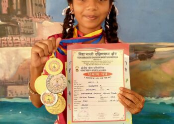 ವಿದ್ಯಾಭಾರತಿ ಕ್ರೀಡಾಕೂಟದಲ್ಲಿ ತೆಂಕಿಲ, ವಿವೇಕಾನಂದ ಆಂಗ್ಲ ಮಾಧ್ಯಮ ಶಾಲಾ 8ನೇ ತರಗತಿ ವಿದ್ಯಾರ್ಥಿನಿ ಕೃತಿ,ಕೆ ರಾಷ್ಟ್ರಮಟ್ಟಕ್ಕೆ ಆಯ್ಕೆ