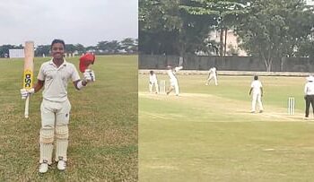 ಶಿವಮೊಗ್ಗ ಶಾಲಾ ಬಾಲಕನ ಅಪರೂಪದ ಸಾಧನೆ: 165 ಬೌಲ್​ಗೆ 407 ರನ್, KSCA U-16 ಪಂದ್ಯದಲ್ಲಿ ಸಾರ್ವಕಾಲಿಕ ದಾಖಲೆ