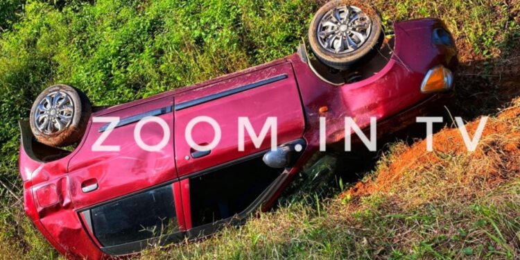 ಕುಂಬ್ರ: ನಿಯಂತ್ರಣ ತಪ್ಪಿ ಕಾರು ಪಲ್ಟಿ : ಕಾರಿನಲ್ಲಿದ್ದ ದಂಪತಿಗಳಿಬ್ಬರು ಅಪಾಯದಿಂದ ಪಾರು..!!