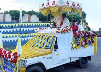 ವಿಟ್ಲ: ಶೋಕ ಮಾತೆಯ ಚರ್ಚ್ ನ ಪರಮಪ್ರಸಾದ ಮೆರವಣಿಗೆ