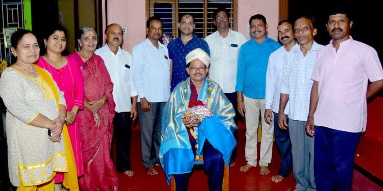 ಜಿಲ್ಲಾ ರಾಜ್ಯೋತ್ಸವ ಪ್ರಶಸ್ತಿ ಪುರಸ್ಕೃತ ದೇಜಪ್ಪ ಪೂಜಾರಿ ರವರಿಗೆ ಸನ್ಮಾನ