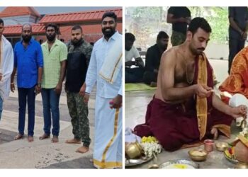 ಧರ್ಮಸ್ಥಳ, ಕುಕ್ಕೆ ಸುಬ್ರಹ್ಮಣ್ಯಕ್ಕೆ ತಮಿಳು ನಟ ವಿಶಾಲ್ ಭೇಟಿ : ವಿಶೇಷ ಪೂಜೆ ಸಲ್ಲಿಕೆ