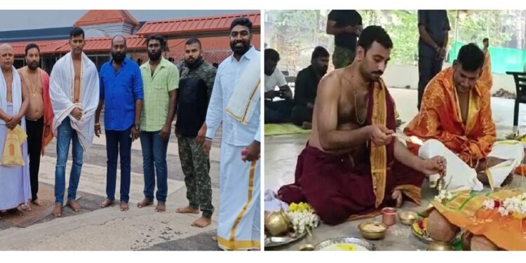 ಧರ್ಮಸ್ಥಳ, ಕುಕ್ಕೆ ಸುಬ್ರಹ್ಮಣ್ಯಕ್ಕೆ ತಮಿಳು ನಟ ವಿಶಾಲ್ ಭೇಟಿ : ವಿಶೇಷ ಪೂಜೆ ಸಲ್ಲಿಕೆ