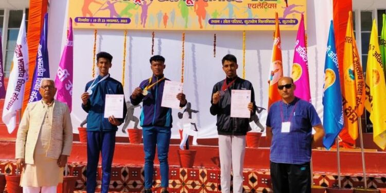 ರಾಷ್ಟ್ರ ಮಟ್ಟದ ಅಥ್ಲೆಟಿಕ್ಸ್ ಕ್ರೀಡಾಕೂಟದಲ್ಲಿ ವಿವೇಕಾನಂದ ಪ.ಪೂ ಕಾಲೇಜಿನ ನಿಹಾಲ್‌ರಾಜ್‌ಗೆ ಬೆಳ್ಳಿಯ ಪದಕ