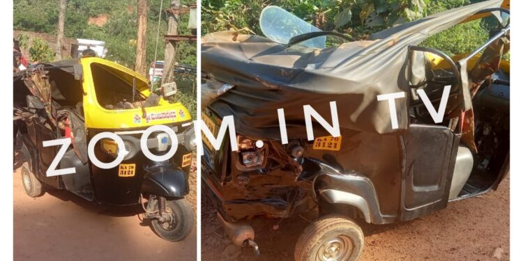 ಕೊಡಾಜೆ: ಆಟೋ ರಿಕ್ಷಾ ಮತ್ತು ಕಾರು ನಡುವೆ ಅಪಘಾತ: ರಿಕ್ಷಾ ಚಾಲಕನಿಗೆ ಗಾಯ