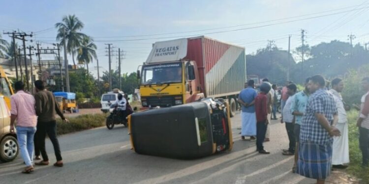 ಬಂಟ್ವಾಳ: ರಿಕ್ಷಾಗೆ ಡಿಕ್ಕಿ ಹೊಡೆದು ಪರಾರಿಯಾಗಿದ್ದ ಕಾರು ಚಾಲಕ ಪೊಲೀಸ್ ವಶಕ್ಕೆ..!!