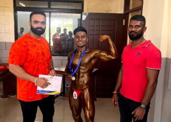 ಕುಂದಾಪುರದಲ್ಲಿ ನಡೆದ ‘Best physic Body Building’ ಸ್ಪರ್ಧೆಯಲ್ಲಿ ಪುತ್ತೂರಿನ ನಿಶಾಂತ್ ಆರ್.ಎಚ್. ರವರಿಗೆ ಬೆಳ್ಳಿ ಪದಕ
