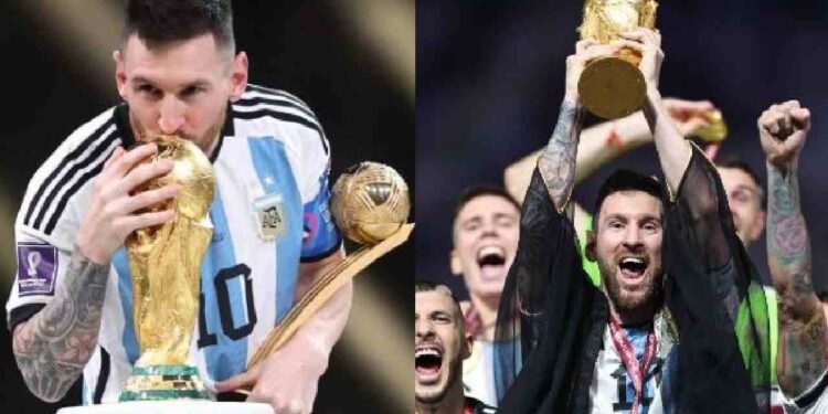 ಫುಟ್ಬಾಲ್ ವಿಶ್ವಕಪ್ ಗೆದ್ದ ‘ಮೆಸ್ಸಿ’ : ಕಾಲ್ಚೆಂಡಿನ ಚತುರನಿಗೆ ಗೆಲುವಿನ ವಿದಾಯ ಹೇಳಿದ ‘ಅರ್ಜೆಂಟೀನಾ’