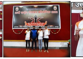 ಯೋಗಾಸನ ಸ್ಪರ್ಧೆಯಲ್ಲಿ ವಿವೇಕಾನಂದ ಪದವಿಪೂರ್ವ ಕಾಲೇಜಿನ ಸಾಗರಿಗೆ ಚಿನ್ನದ ಪದಕ