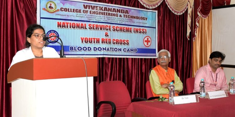 ಪುತ್ತೂರು: ವಿವೇಕಾನಂದ ಇಂಜಿನಿಯರಿಂಗ್ ಕಾಲೇಜಿನಲ್ಲಿ ರಕ್ತದಾನ ಶಿಬಿರ