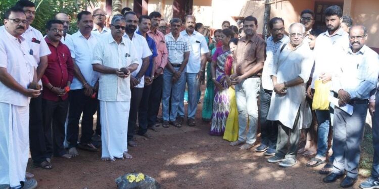 ವಿಟ್ಲ: ವಿಟ್ಠಲ ಪ್ರೌಢಶಾಲೆಯ ತಡೆಗೋಡೆ ನಿರ್ಮಾಣದ ಶಂಕುಸ್ಥಾಪನೆ