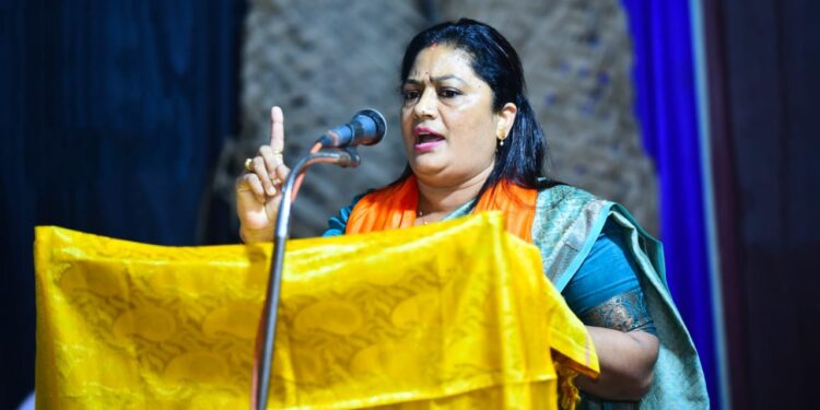 ಬಿಜೆಪಿ ಸರಕಾರಕ್ಕೆ ಅಡಿಕೆ ಬೆಳೆಗಾರರೇ ತಕ್ಕ ಉತ್ತರ ನೀಡಲಿದ್ದಾರೆ- ದಿವ್ಯಪ್ರಭಾ ಗೌಡ