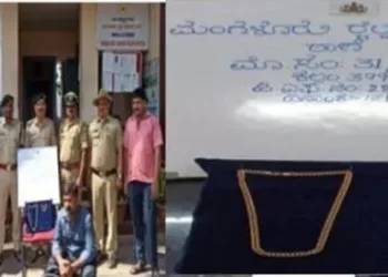 ಮಂಗಳೂರು: ರೈಲ್ವೇ ಪ್ಲಾಟ್‌ಫಾರ್ಮ್‌ನಲ್ಲಿ ಚಿನ್ನಾಭರಣ ಕಳವು : ಆರೋಪಿಯ ಬಂಧನ