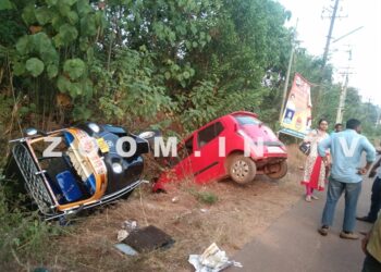 ವಿಟ್ಲ: ಆಟೋ ರಿಕ್ಷಾ ಮತ್ತು ಕಾರಿನ ನಡುವೆ ಮುಖಾಮುಖಿ ಡಿಕ್ಕಿ..!!!