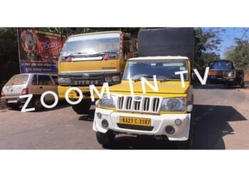 ಮುಕ್ರಂಪಾಡಿ: ಕಾರು, ಲಾರಿ, ಪಿಕಪ್ ನಡುವೆ ಸರಣಿ ಅಪಘಾತ..!!