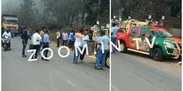 ಕಲ್ಲಡ್ಕ: ಬೈಕ್-ಬಿಜೆಪಿ ರ‍್ಯಾಲಿಯ ಪ್ರಚಾರದ ವಾಹನದ ನಡುವೆ ಅಪಘಾತ : ಬೈಕ್ ಸವಾರ ಸ್ಥಳದಲ್ಲೇ ಮೃತ್ಯು..!!